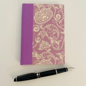 notebook lilac flowers