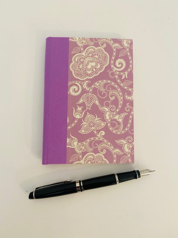 notebook lilac flowers