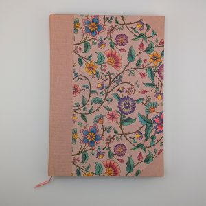 Large Pink Floral Vine Journal