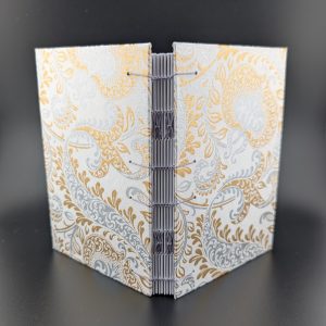 Gold/Silver White Supreme Coptic Journal