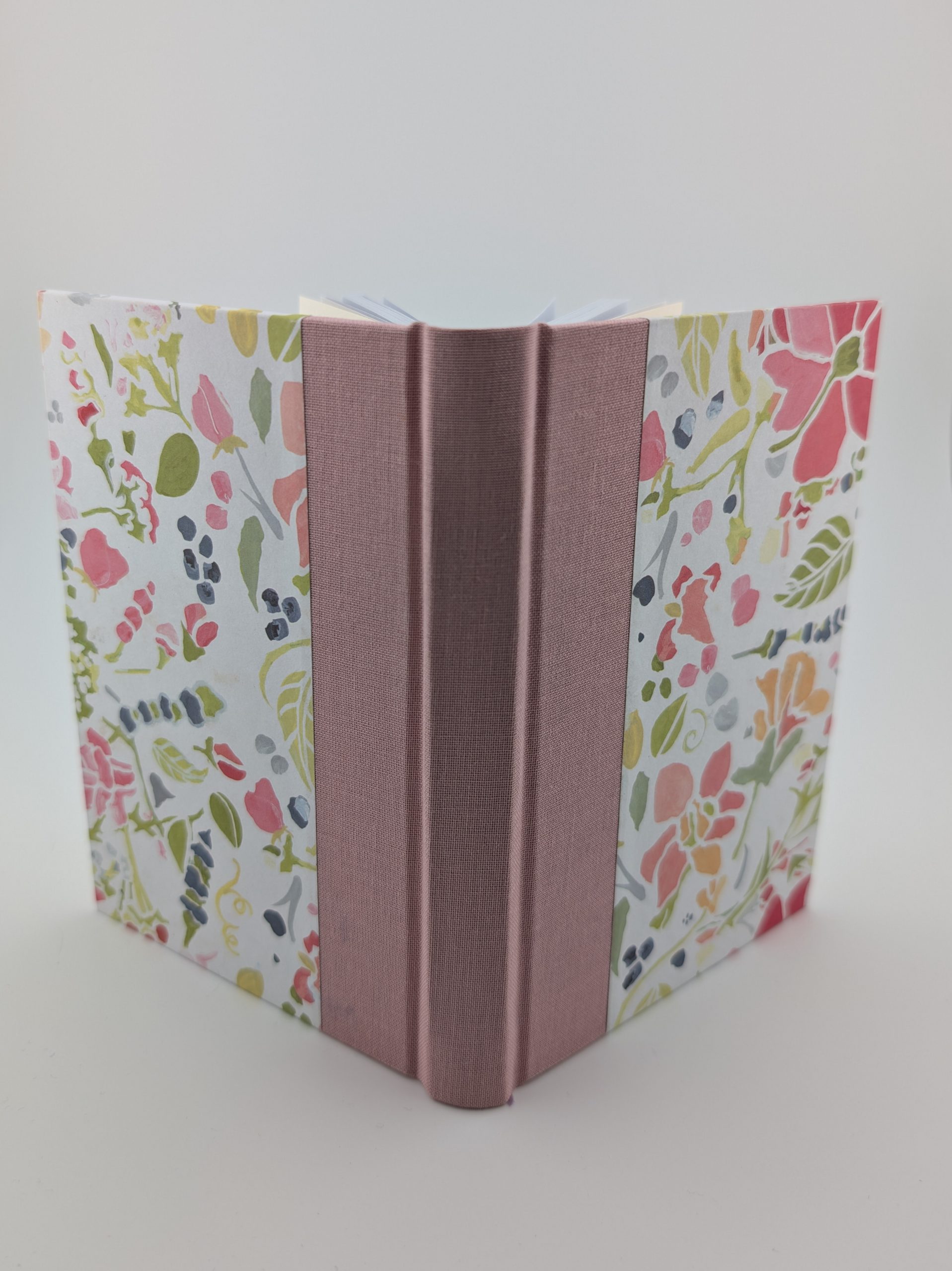 Pink stencil flower journal - Image 5