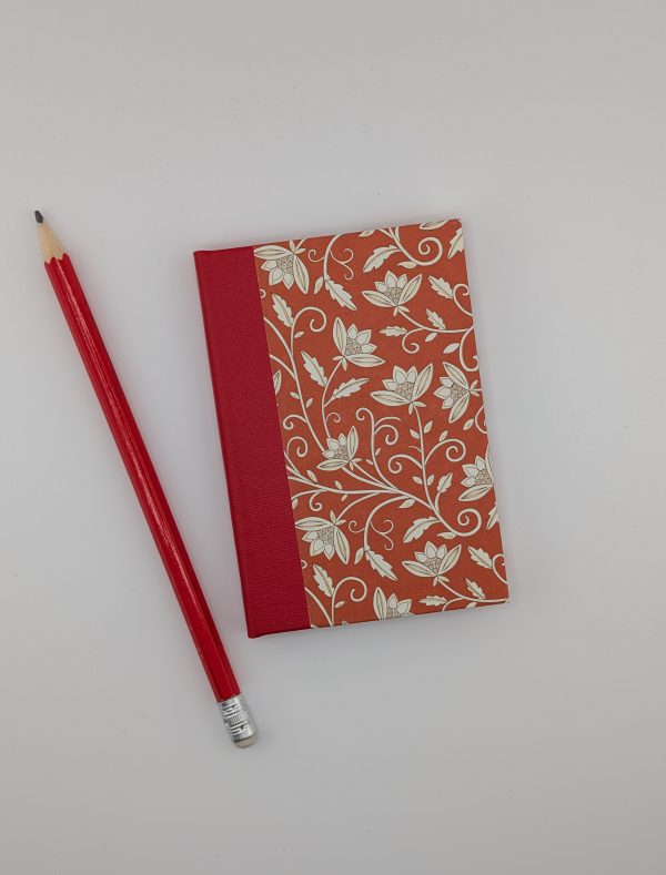 Small Red Note Book Pocket Red Vine Notebook - Odd Bindings