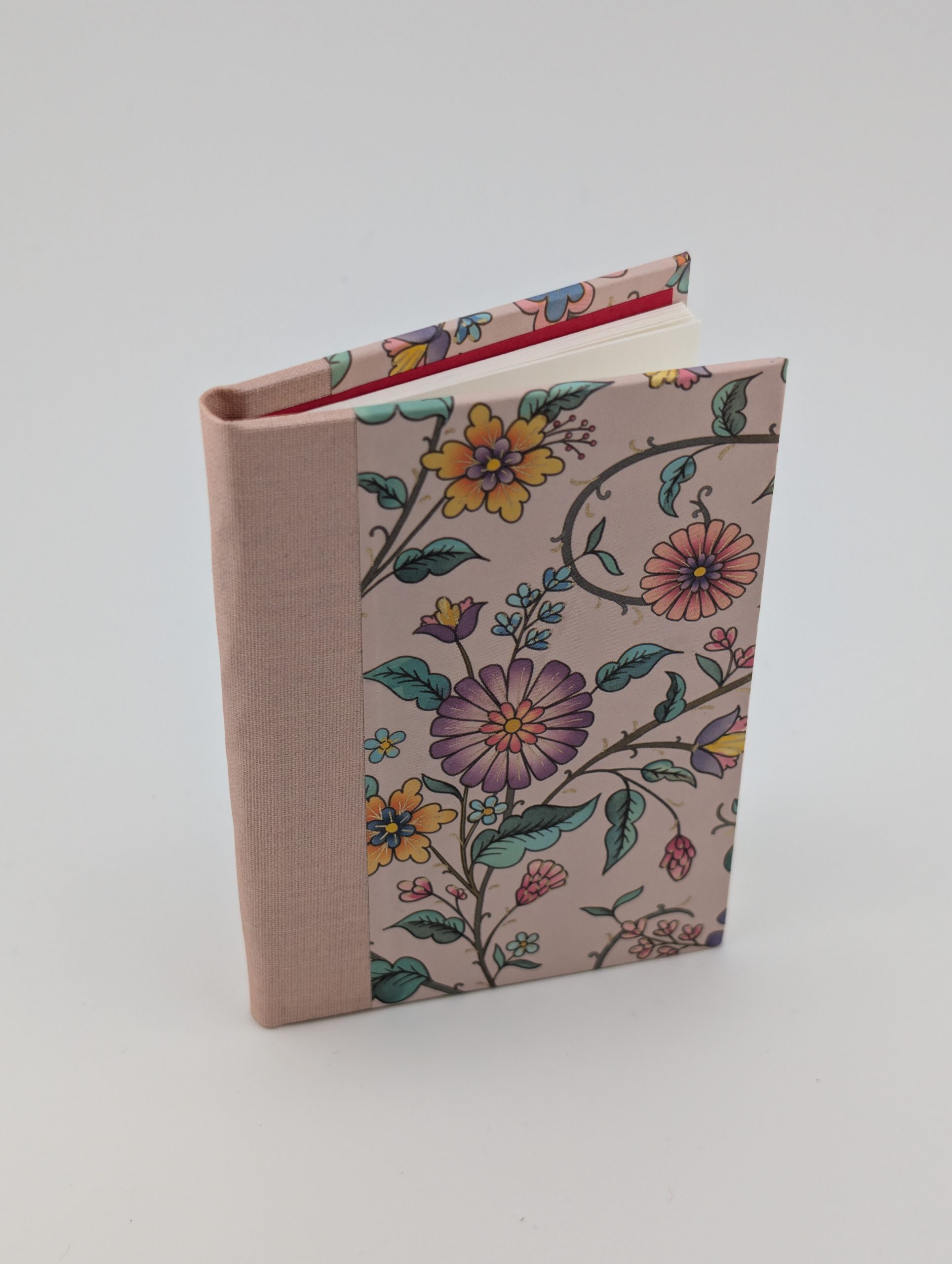 Pocket pink floral vine notebook - Image 3
