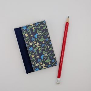Pocket navy floral climber notebook