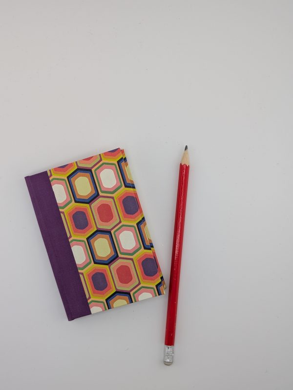 Pocket Hexagonal tile notebook - Odd Bindings