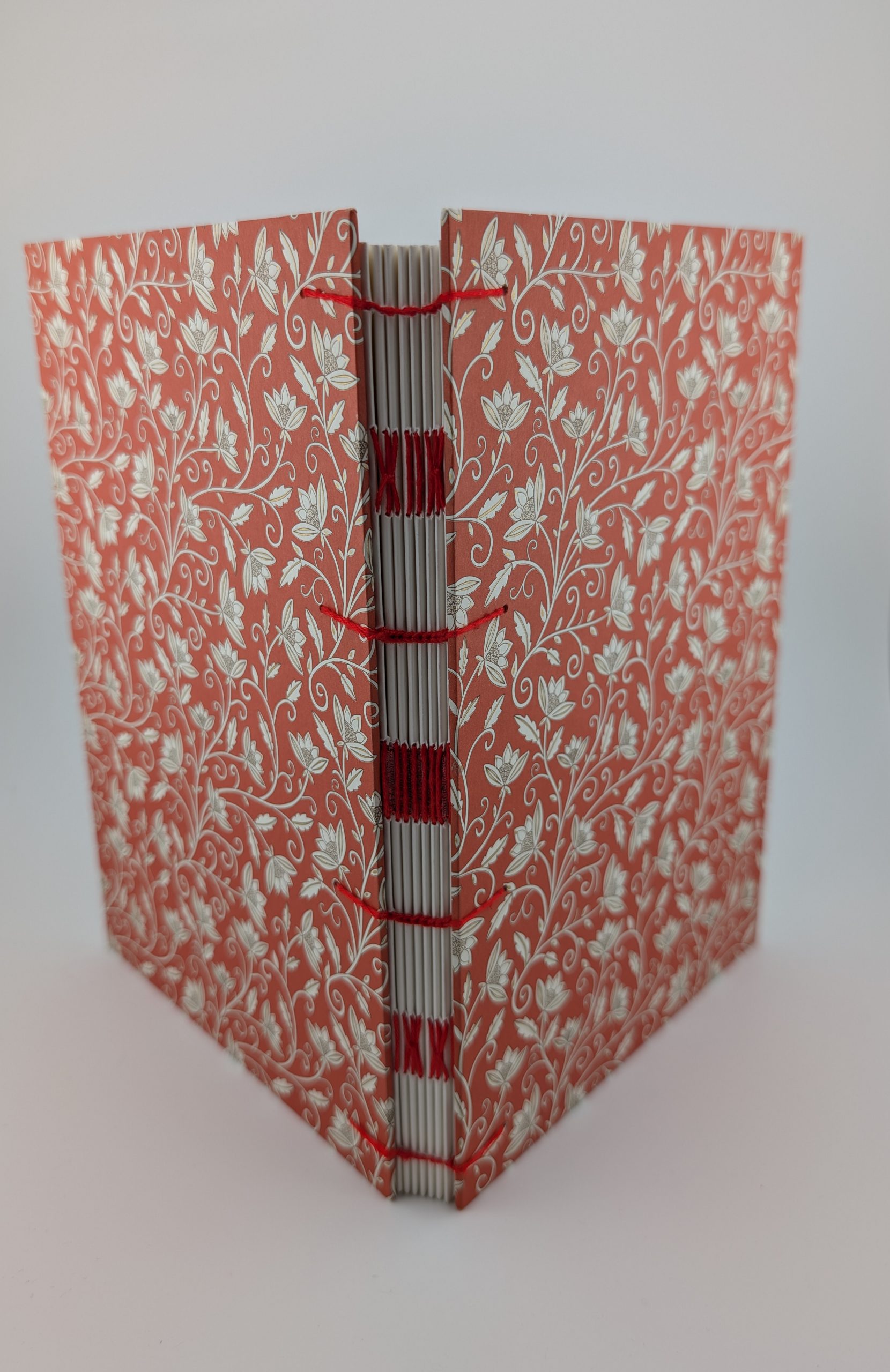 Large red vine Coptic journal
