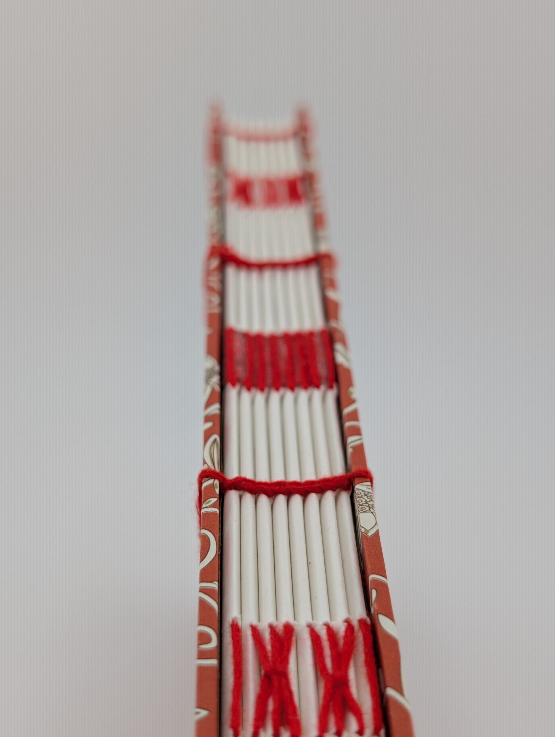 Large red vine Coptic journal - Image 7