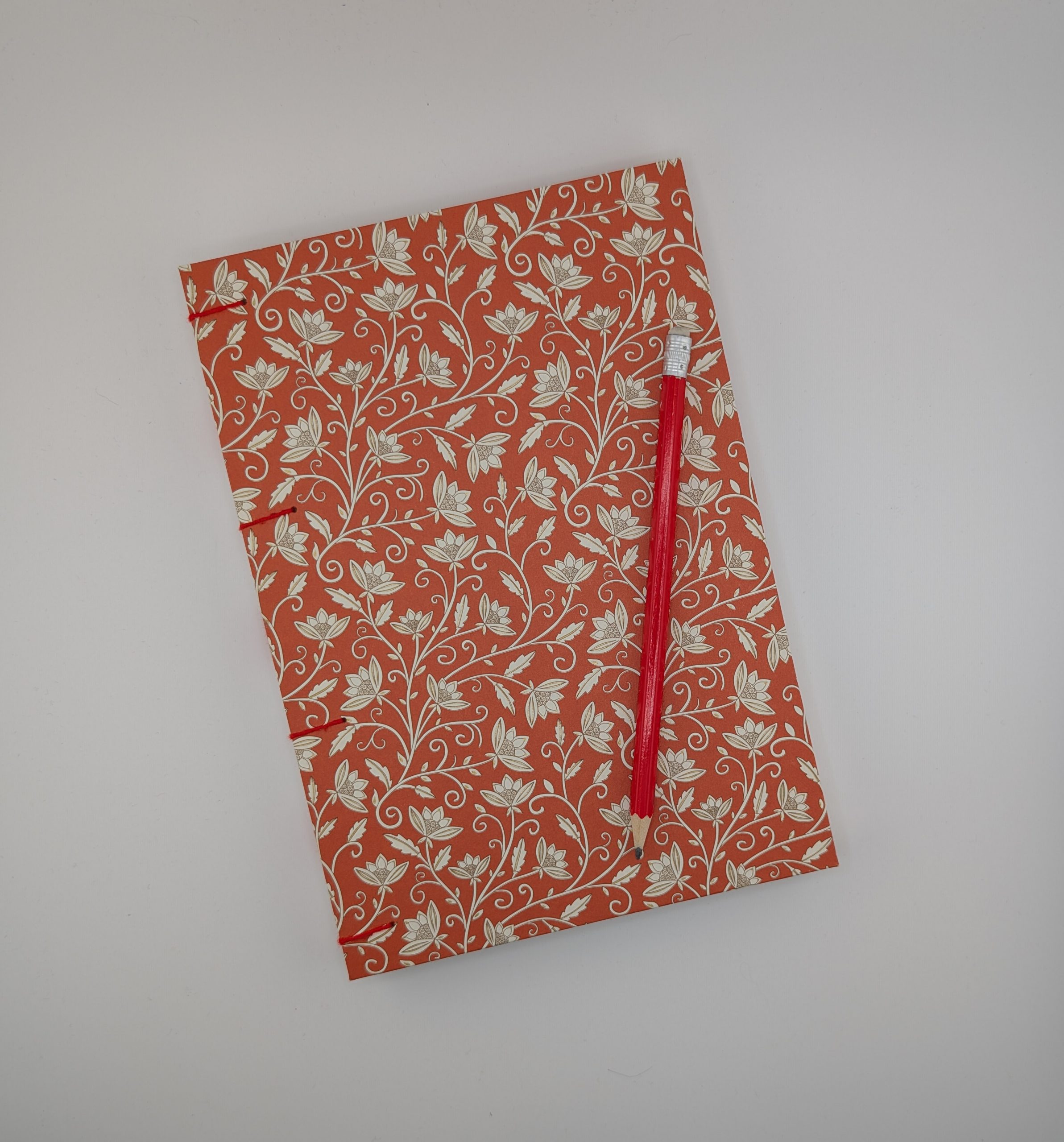 Large red vine Coptic journal - Image 5