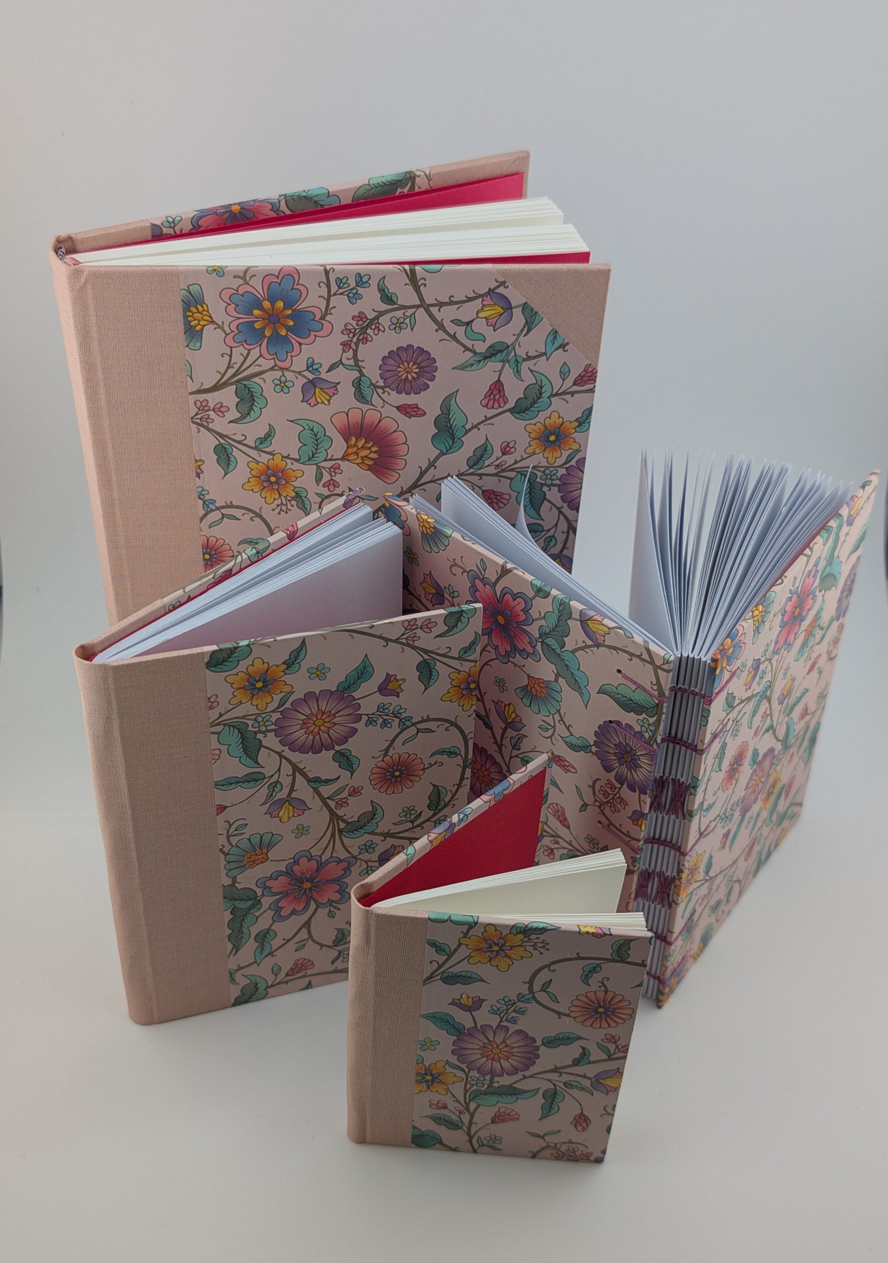 Pink Floral Vine Notebook - Image 2